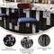 Flash Furniture Blue Vinyl Seat Barstool with Walnut Wood Back XU-DG6V6BLV-WAL-GG - alternate 7
